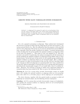 Groups with Many Normal-By-Finite Subgroups