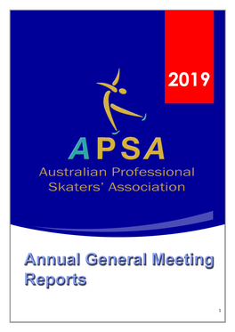 2019 APSA AGM Report