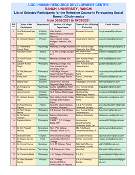 Forecasting Social Unrest Cliodynamics (Responses).Xlsx