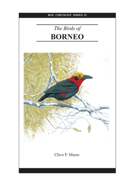 The Birds of BORNEO