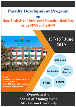 Data Analysis and Structural Equation Modelling Using SPSS and AMOS