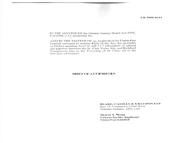 Union Brief of Authorities 200