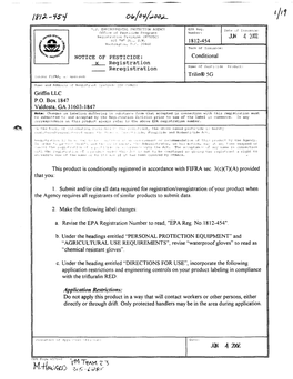 U.S. EPA, Pesticide Product Label, , 06/04/2002