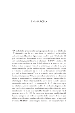 LA GUERRA DE MUSSOLINI Orden Tras La Ocupación De Las Fábricas Y La Oleada De Huelgas De 1920