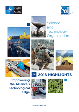 2018 HIGHLIGHTS Science and Technology Organization