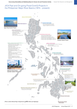 JICA Past and On-Going Flood Control Projects in the Philippines' Major