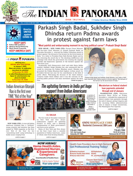 Parkash Singh Badal, Sukhdev Singh Dhindsa Return Padma Awards In