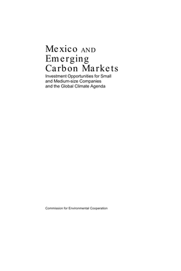 Mexico and Emerging Carbon Markets: Investment Opportunities for Small