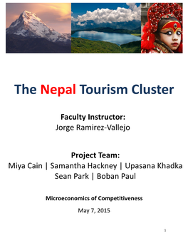 The Nepal Tourism Cluster