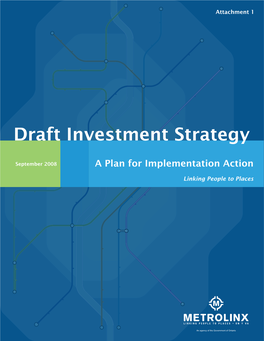 Draft Metrolinx Investment Strategy