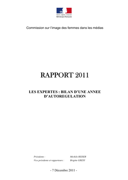 Rapport 2011