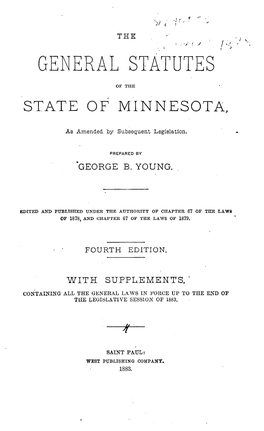 General Statutes