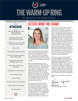 Letter from the Chair