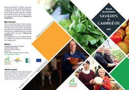 Carnet Des Producteurs Locaux, Edition 2015