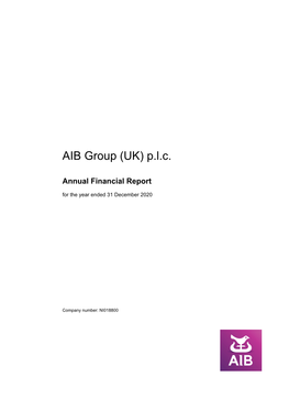 AIB Group (UK) P.L.C. Annual Financial Report 2020 1