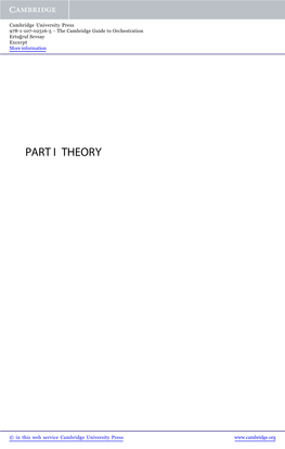 Part I Theory