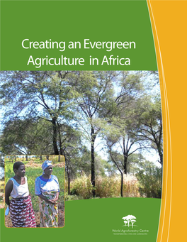 Creating an Evergreen Agriculture in Africa