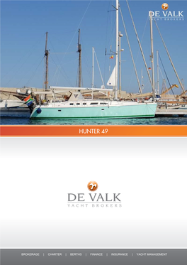 De Valk Yachtbrokers Hunter 49 (690007)