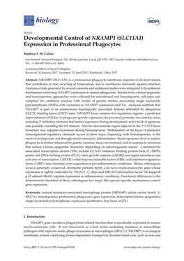 Expression in Professional Phagocytes