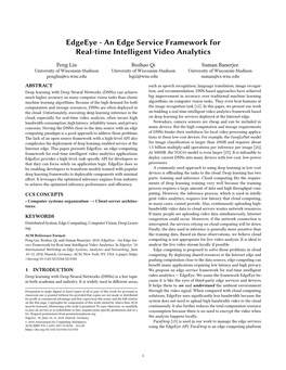 Edgeeye - an Edge Service Framework for Real-Time Intelligent Video Analytics