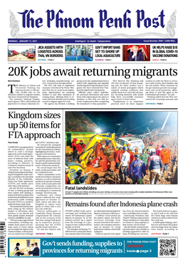 20K Jobs Await Returning Migrants