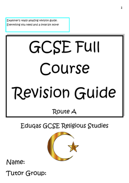 Islam GCSE Full Course