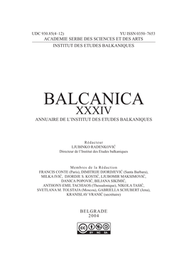 The Legal Structure of Households in Serbia and Bulgaria in the 19Th Century