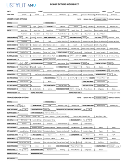 Design Options Worksheet M4u