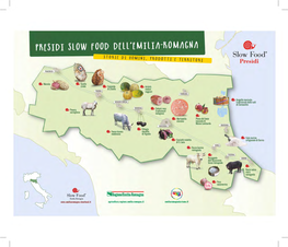 PRESIDI SLOW FOOD DELL'emilia-ROMAGNA Storie Di Uomini, Prodotti E Territori Crediti