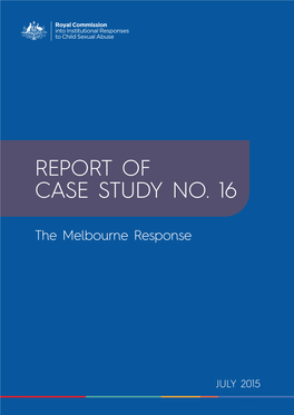 Report of Case Study No. 16