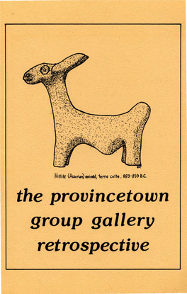 Theprovincetown Group Gallery Retrospective EXHIBITORS BERNARD BECKMAN L