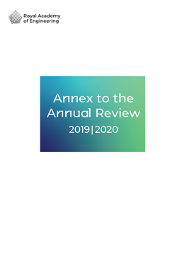 Annual Review Annex 2019-2020