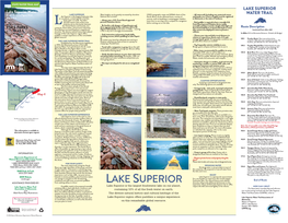 Lake Superior State Water Trail Map 4 from Grand Marais to Pigeon River