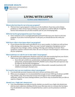 Lupus and Pregnancy