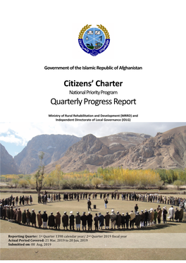 CCAP Quarterly Progress Report