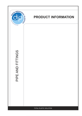 Pipe & Fittings Product Info White Cover.Indd