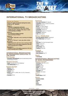 International Tv Broadcasting