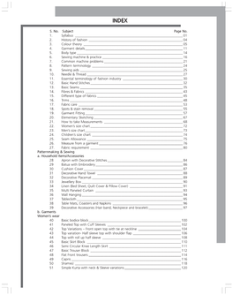 S. No. Subject Page No. 1. Syllabus 01 2. History of Fashion