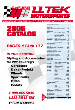 2005 Catalog 2005 Catalog