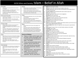 Belief in Allah