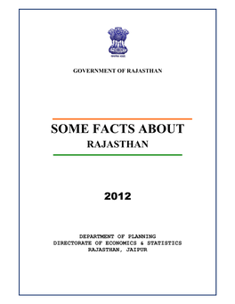 Some Facts About Rajasthan