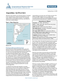 Argentina: an Overview