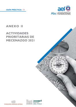 Anexo Ii Actividades Prioritarias De Mecenazgo