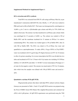 1 Supplemental Methods for Supplemental Figure 1: RNA