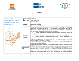 RAPPORT Evaluation Rapide De Protection