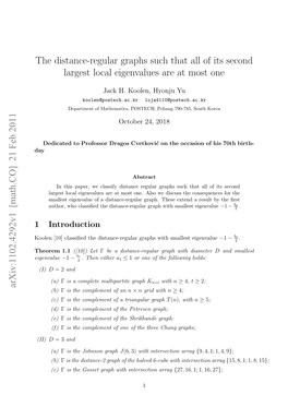 The Distance-Regular Graphs Such That All of Its Second Largest Local