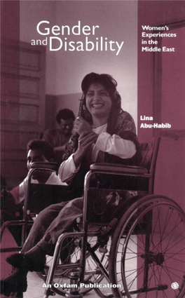 Gender and Disability Women's Experiences in the Middle East