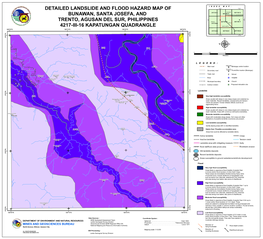 Detailed Landslide and Flood Hazard Map of Bunawan