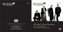 Schubert String Quartets