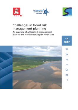 RAPPOR T Challenges in Flood Risk Management Planning